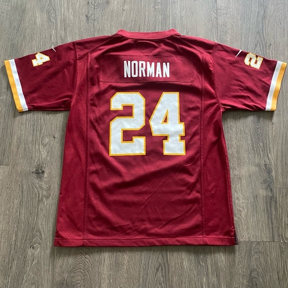 NFL Josh Norman jersey youth Large kids L boys lg football Nike Redskins 24 - Picture 3 of 7